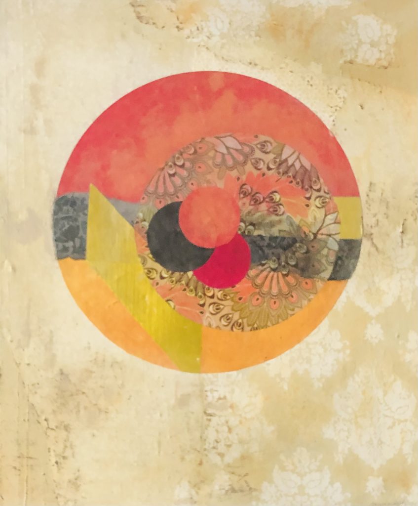 Soleil rouge, une oeuvre de Bee Pellerin.
