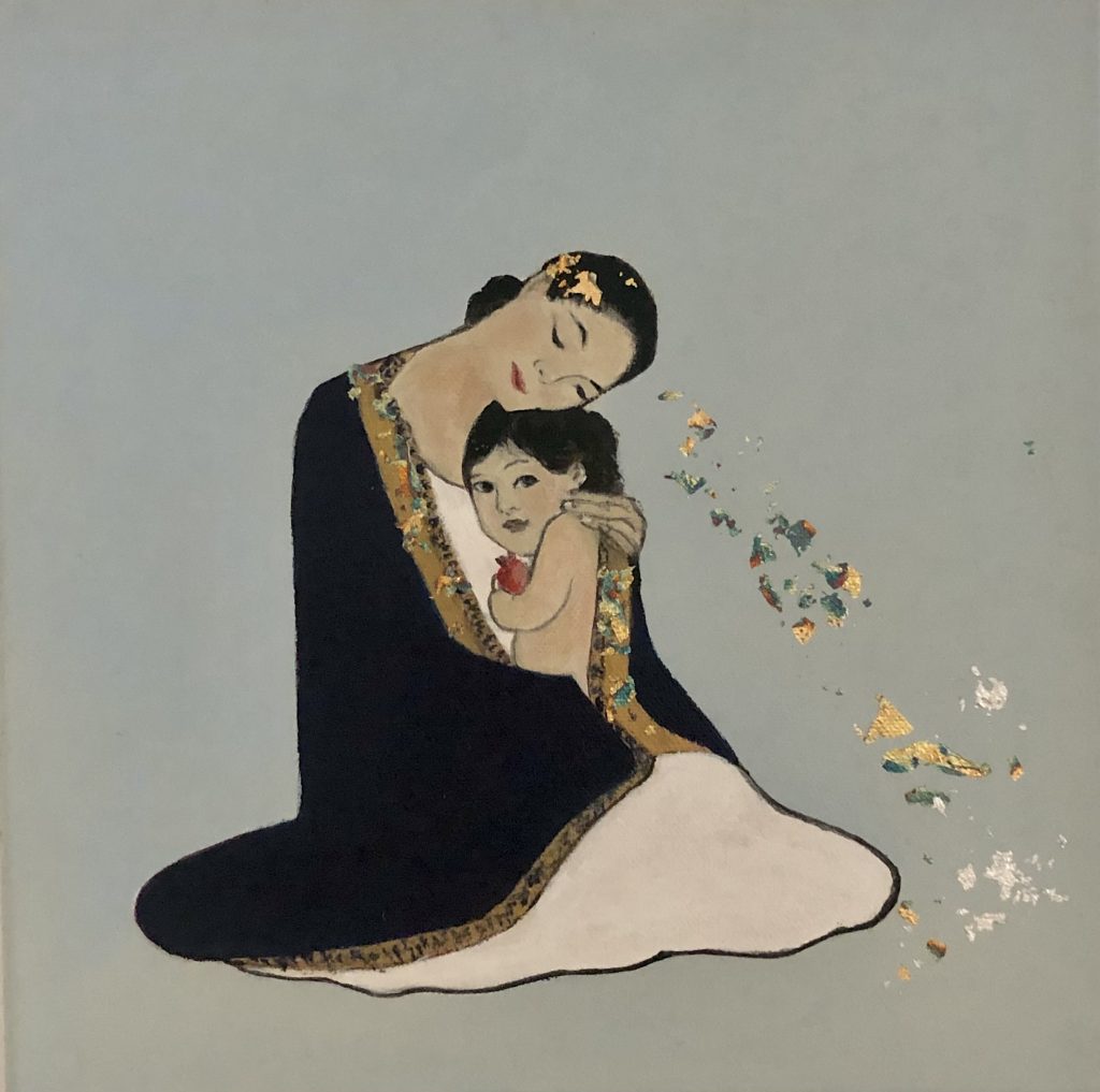 Douceur d’une mère, une oeuvre de Bee Pellerin.