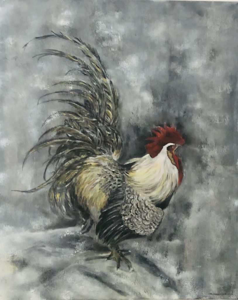 Master Coq, une oeuvre de Bee Pellerin.
