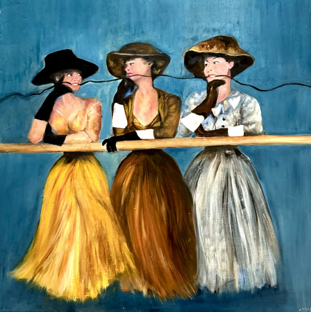 Le fil de l’amitié, une oeuvre de Bee Pellerin.